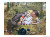Mother and Child with a Poppy